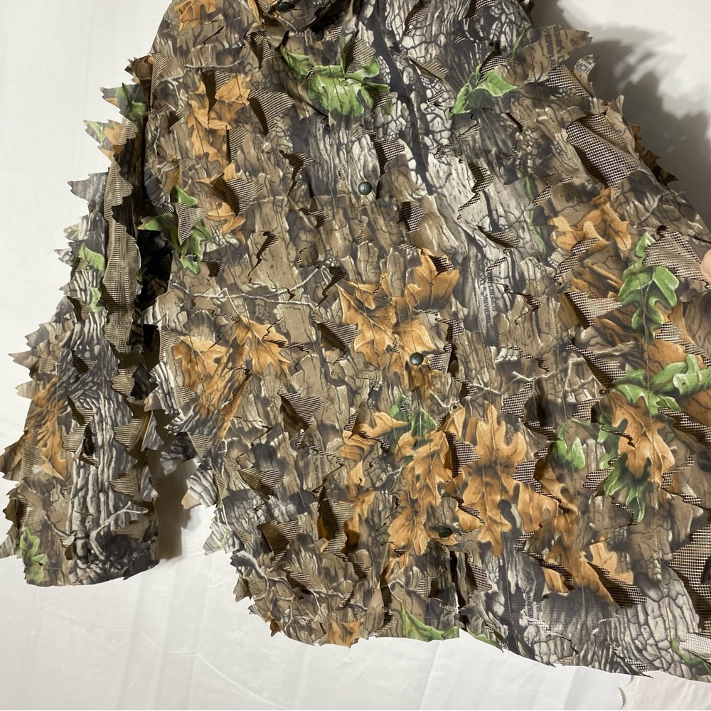 Green Trail Hard Woods Camouflage Leafy Suit Gillie Suit Camo Suit L/XL - Picture 15 of 16